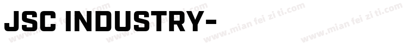 JSC INDUSTRY字体转换